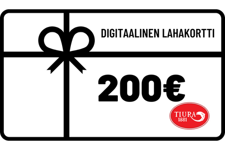 Tiura-Uistin lahjakortti kalastajalle